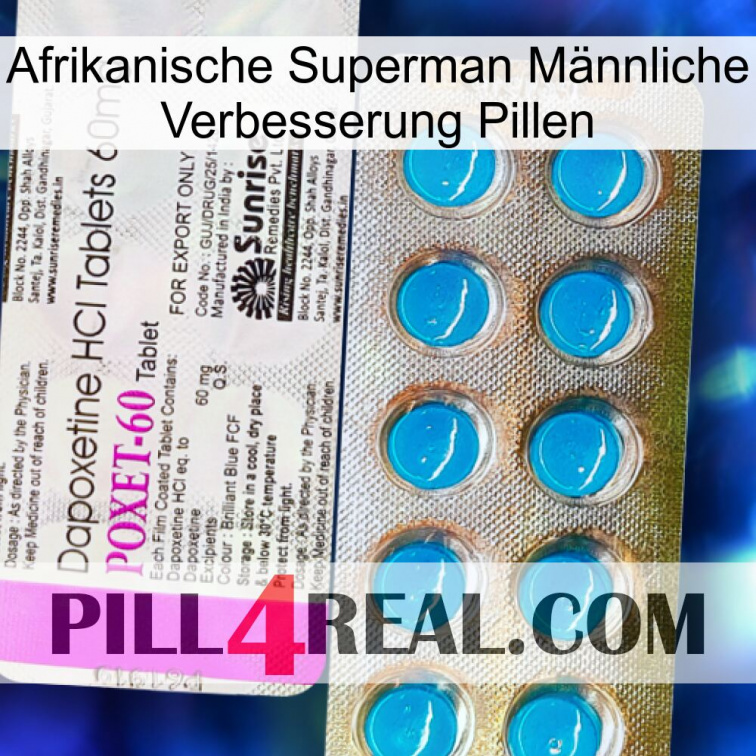 Afrikanische Superman Männliche Verbesserung Pillen new07